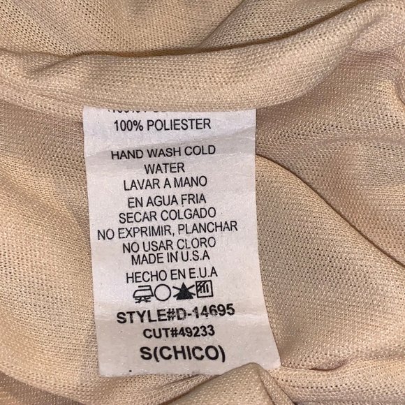 Symphony Gold Sequin Mini Strapless Dress - Picture 8 of 8